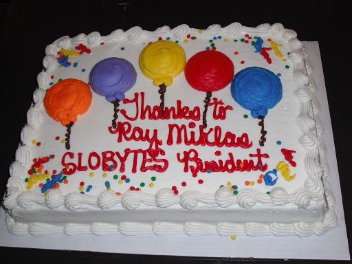 Image of Ray Miklas Presidential Retirement Cake